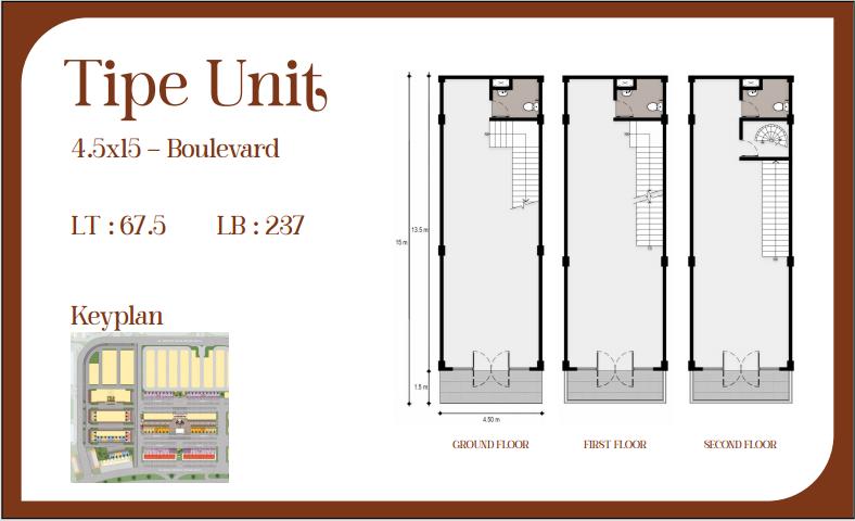Rukan Little Siam Boulevard Asia Afrika 3 lantai