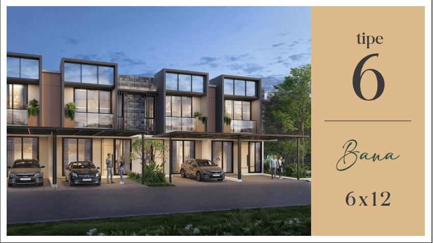 Rumah Pasadena 1 PIK 2 tipe 6 Bana