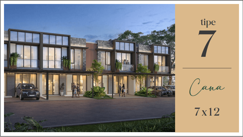 Rumah Pasadena 1 PIK 2 tipe 7 Cana