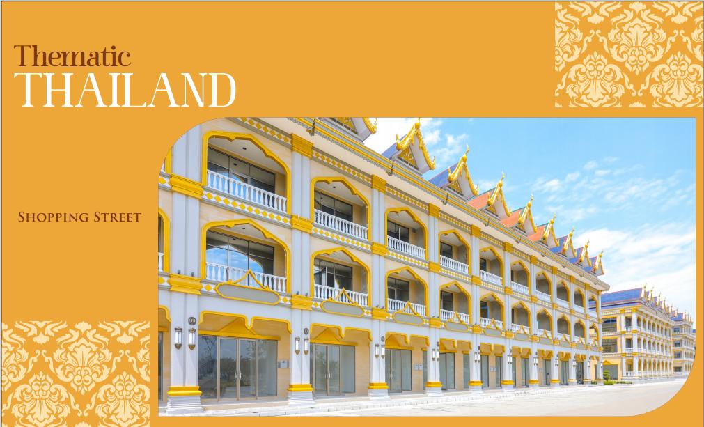 Rukan Little Siam PIK 2 shopping street tematik Thailand