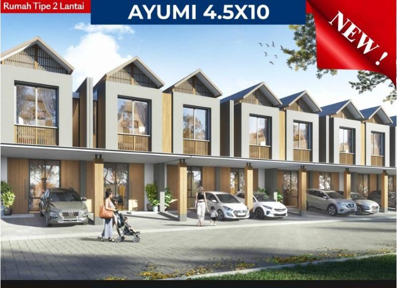 Osaka Residences tipe Ayumi 4,5x10 2 lantai