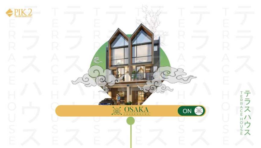Osaka Residences PIK 2 terrace house concept