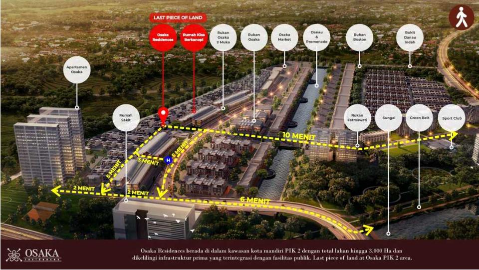 Lokasi cluster Osaka PIK 2